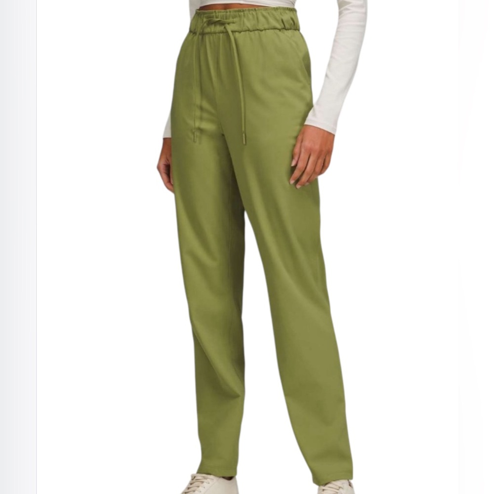 Lululemon Women’s Stretch High-Rise Pant In Bronze Green Sz 4
